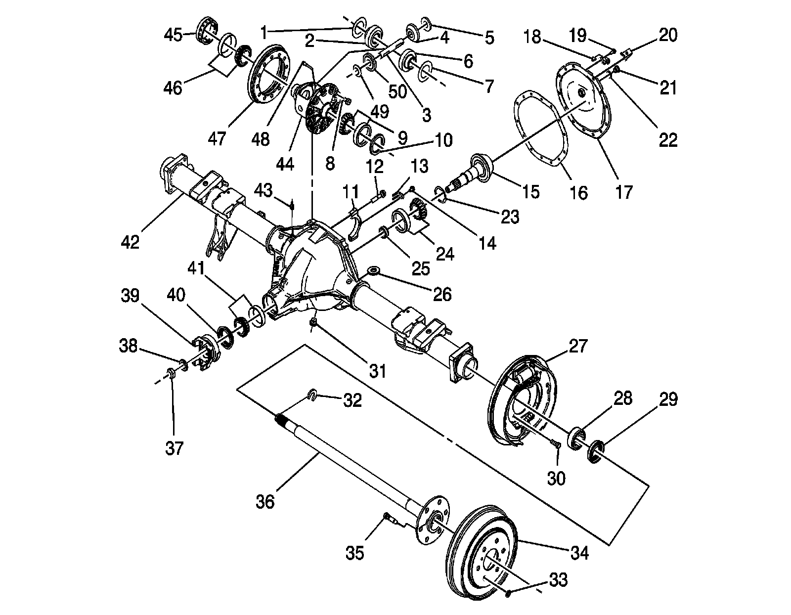 Technical service diagram